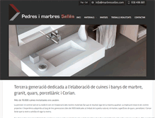 Tablet Screenshot of marbresselles.com
